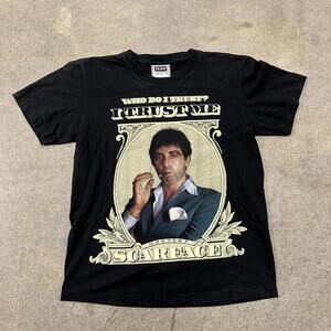 Vintage 90s Scarface Graphic Shirt Size Medium
